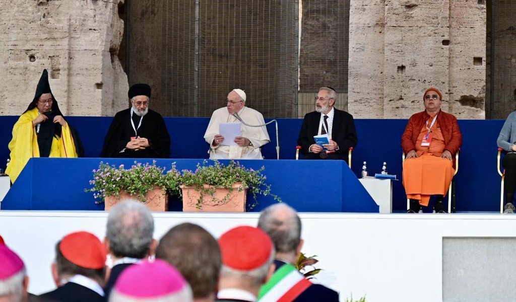 Príhovor pápeža Františka na záverečnom ceremoniáli pred rímskym Koloseom.